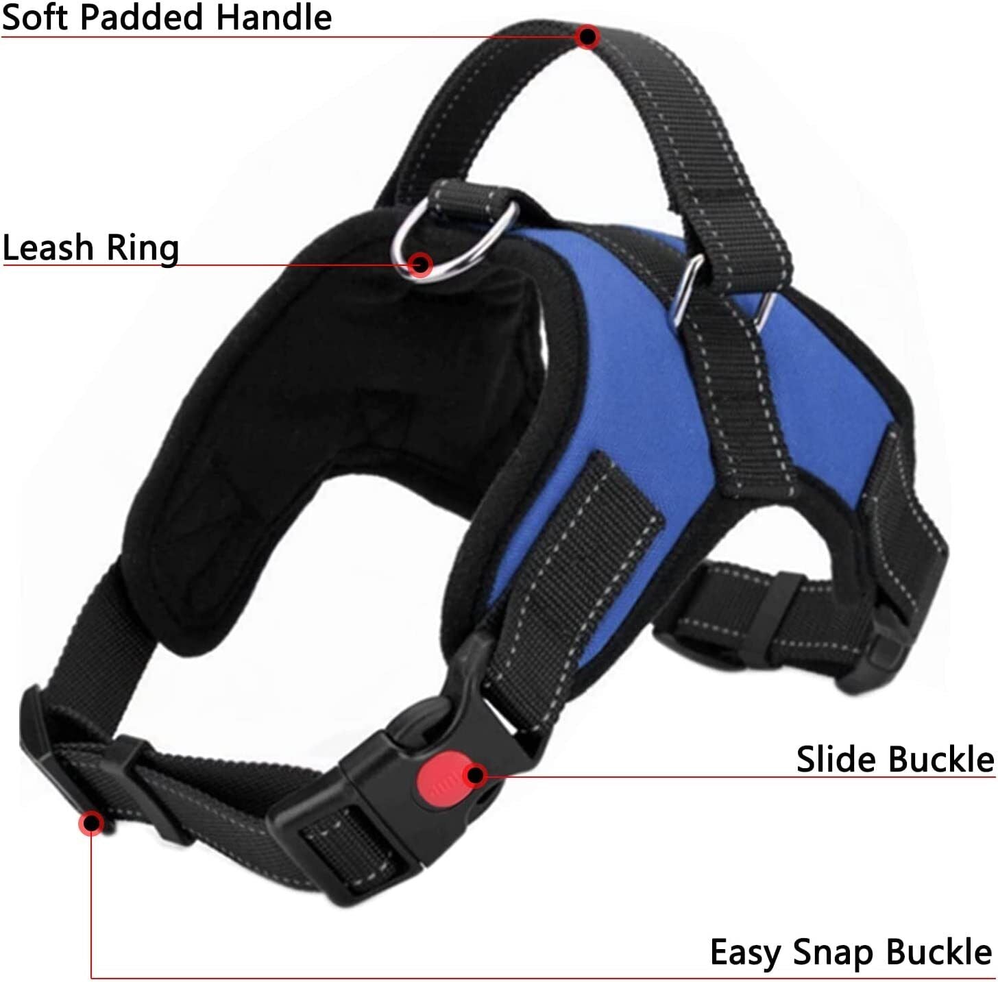 No Pull dog Harness for Small, Medium and Large Dogs. 
